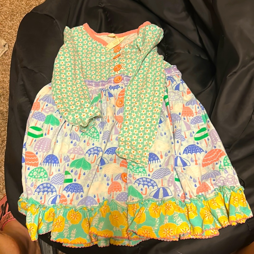 Matilda Jane dress as 4. Like new. Barely worn. Multiple color.
